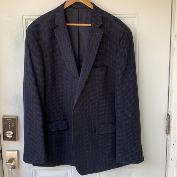 VAN HUESEN. Men’s Flex, Slim Fit Jacket. Size 50R. Navy Blue. - Picture 1 of 12